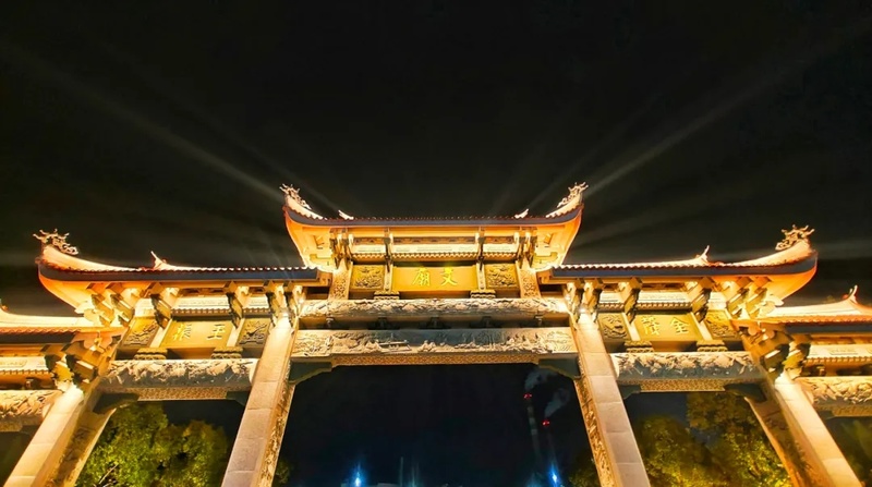 长泰夜景图片